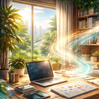 Charge a room with wealth & prosperity